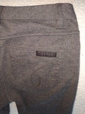 Women's Calvin Klein Jeans Stretch Pants Jeggings Grey Size 4 Perfect Condition